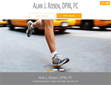 Tablet Screenshot of dralanrosen.com